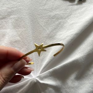 Ellandemm Star Cuff Bracelet - 14K plated gold